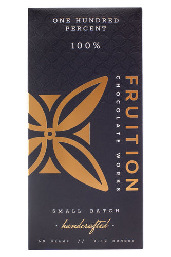 Fruition Chocolate Bar- One Hundred Percent