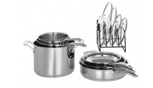 Load image into Gallery viewer, CUISINART® SMARTNEST STAINLESS STEEL 11 PIECE SET