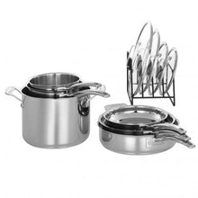 Load image into Gallery viewer, CUISINART STAINLESS STEEL 11 PIECE SET