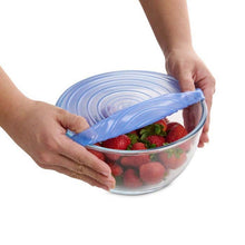 Load image into Gallery viewer, HIC Kitchen Reusable Stretch Food Storage Lids, 13-Piece Set