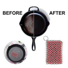 Load image into Gallery viewer, Chainmail Cast Iron Scrubber