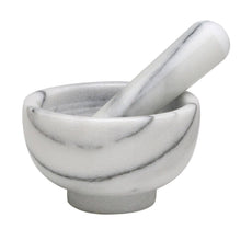 Load image into Gallery viewer, HIC Kitchen Marble Mortar And Pestle, 4in