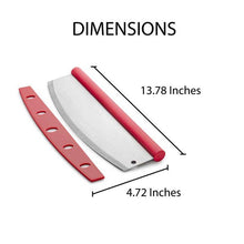 Load image into Gallery viewer, Fantes Cousin Luca's Rocking Pizza Cutter With Blade Guard