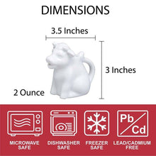 Load image into Gallery viewer, HIC Kitchen Mini Cow Creamer With Handle, 2oz