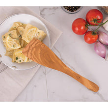 Load image into Gallery viewer, Italian Olive Wood Wide Spatula for Cooking, 12.5in