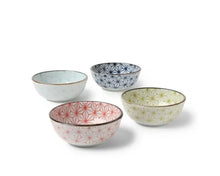 Load image into Gallery viewer, Bowl Sauce Asanoha Set/4 3.5"