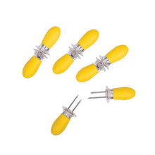 Load image into Gallery viewer, HIC Kitchen Soft-Grip Corn Picks, Set Of 8, 4 Pair