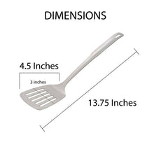Load image into Gallery viewer, HIC Kitchen Slotted Turner, 12.5in