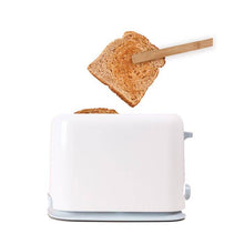 Load image into Gallery viewer, HIC Kitchen Toast Tongs, Bamboo, 12in