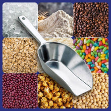 Load image into Gallery viewer, HIC Kitchen Flat Bottom Food Utility Scoop, 8.75in
