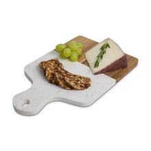 Load image into Gallery viewer, Maison Du Fromage Marble &amp; Wood Cheese Board