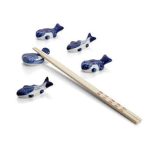Load image into Gallery viewer, Helen's Asian Kitchen Fish Chopstick Rests, Set of 5