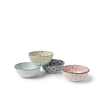 Load image into Gallery viewer, Bowl Sauce Asanoha Set/4 3.5"
