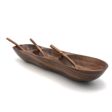 Load image into Gallery viewer, Tropical Hardwood Salsa Dish Large