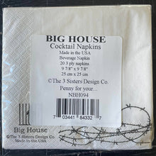 Load image into Gallery viewer, Big House Cocktail Napkins, Penny for your thoughts...