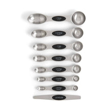 Load image into Gallery viewer, Magnetic Measuring Spoons – Dual-Sided with Leveler