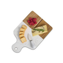 Load image into Gallery viewer, Maison Du Fromage Marble &amp; Wood Cheese Board