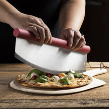 Load image into Gallery viewer, Fantes Cousin Luca's Rocking Pizza Cutter With Blade Guard