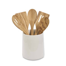 Load image into Gallery viewer, Fantes Italian Olivewood Slotted Spoon, 12 inch