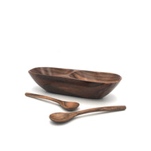 Load image into Gallery viewer, Tropical Hardwood Salsa Dish Small