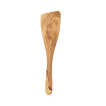 Load image into Gallery viewer, Italian Olive Wood Wide Spatula for Cooking, 12.5in