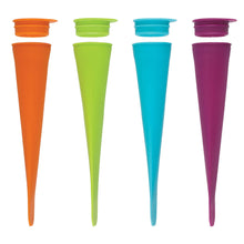 Load image into Gallery viewer, HIC Kitchen Silicone Ice Pop Makers, Reusable, Set of 4