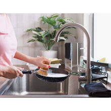 Load image into Gallery viewer, HIC Kitchen Bamboo Handle Dishwashing Vegetable Brush