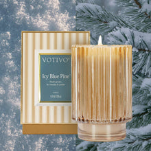 Load image into Gallery viewer, Icy Blue Pine Holiday Candle 4pk