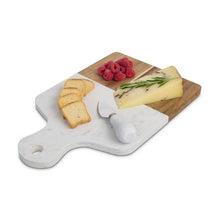 Load image into Gallery viewer, Maison Du Fromage Marble &amp; Wood Cheese Board