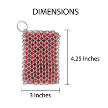 Load image into Gallery viewer, Chainmail Cast Iron Scrubber