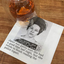 Load image into Gallery viewer, Big House Cocktail Napkins, Janet was pretty sure she had...