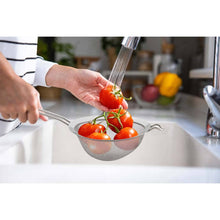 Load image into Gallery viewer, HIC Kitchen Double Mesh Strainer, 7in
