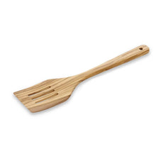 Load image into Gallery viewer, Fantes Italian Olivewood Slotted Turner, 12 inch
