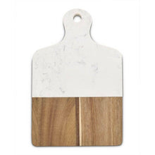 Load image into Gallery viewer, Maison Du Fromage Marble &amp; Wood Cheese Board