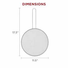 Load image into Gallery viewer, HIC Kitchen Stainless Steel Splatter Screen, 11.5in