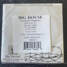 Load image into Gallery viewer, Big House Cocktail Napkins, Carole doesn't get drunk...