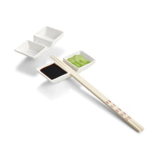Load image into Gallery viewer, Helen's Asian Kitchen 2-Section Sauce Dishes Set