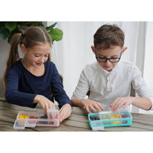 Load image into Gallery viewer, Melii Snackle Box 4, with Connected Snap-Lock Lids, 16oz.