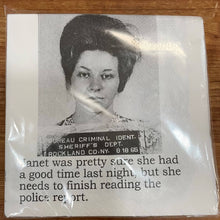 Load image into Gallery viewer, Big House Cocktail Napkins, Janet was pretty sure she had...