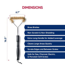 Load image into Gallery viewer, HIC Kitchen 3-Sided Grill Brush