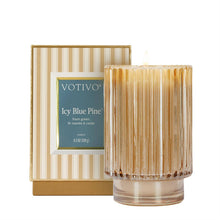 Load image into Gallery viewer, Icy Blue Pine Holiday Candle 4pk