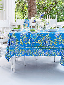 April Cornell Tablecloth Chrissy Blue