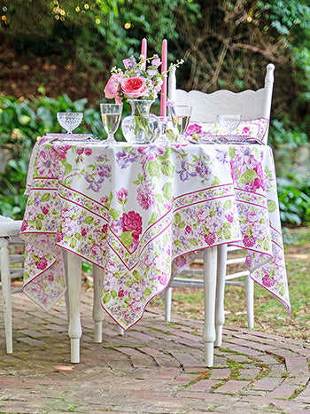 April Cornell Tablecloth Everlasting Ecru Rose – The Gilded Carriage