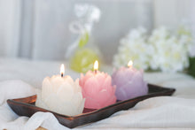 Load image into Gallery viewer, Lotus Bloom Candle ~ Pink