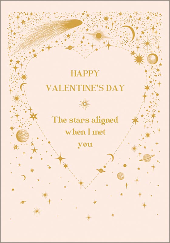 Valentine's Day Card-Stars Aligned