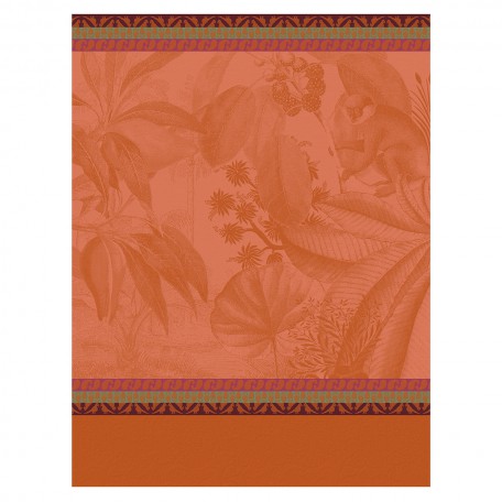Le Jacquard Francais Tea Towel Voyage au Kerala -Hibiscus  -24