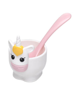 Egg Cup & Spoon ~ Unicorn